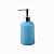 Дозатор для ж/мыла керамика Плиссе синий матовый CE1610LA-LD