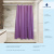 Штора для ванной PEVA 54 г/кв.м PV-206 (фиолетовая) 180х180 см "Сантис"